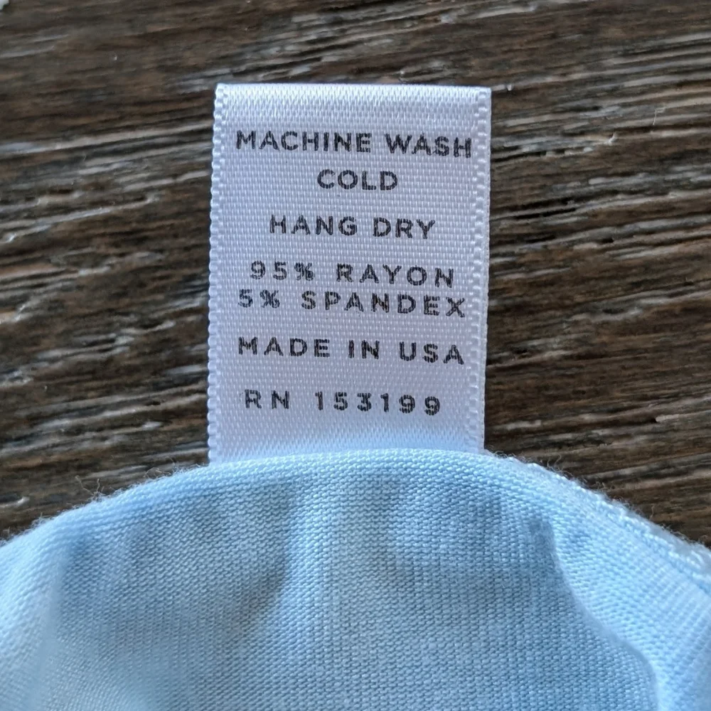 Lou Lou & Company Light Blue Knotted Baby Gown Size 3-6 Months